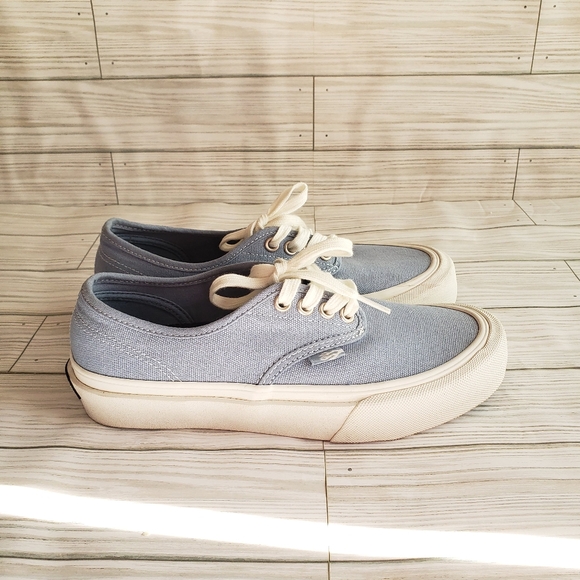 STRAYE Blue Denim Skateboard Shoes - Picture 2 of 6